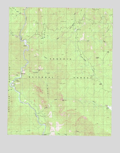 Fairview, CA USGS Topographic Map