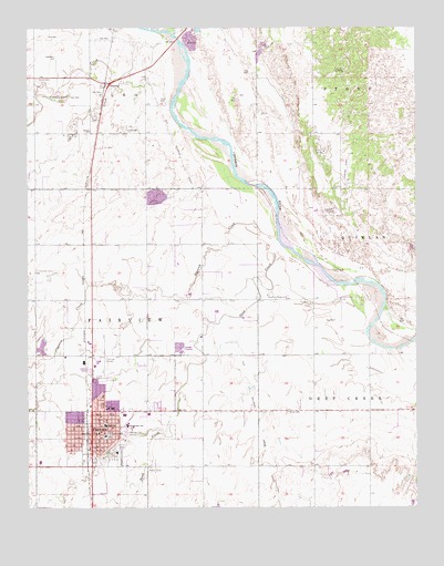 Fairview, OK USGS Topographic Map