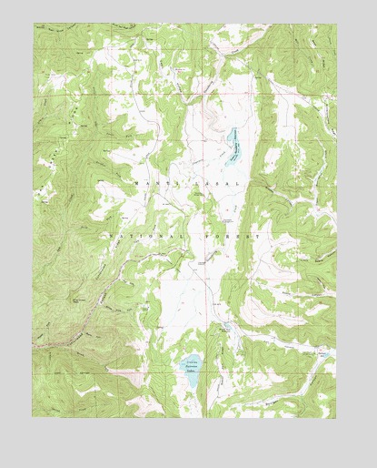 Fairview Lakes, UT USGS Topographic Map