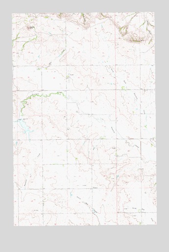 Fairview NW, MT USGS Topographic Map