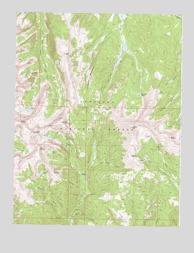 Fairview Peak, CO USGS Topographic Map