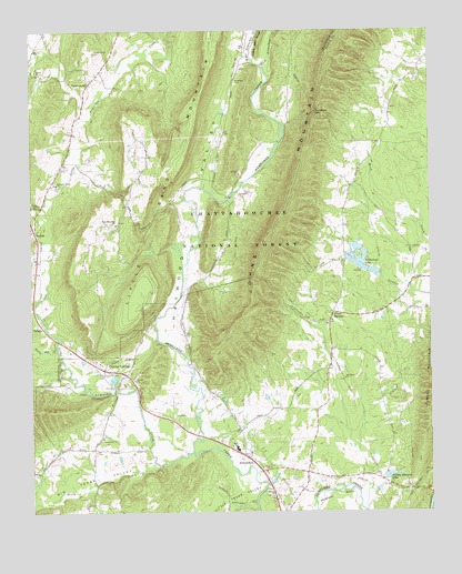 Armuchee, GA USGS Topographic Map