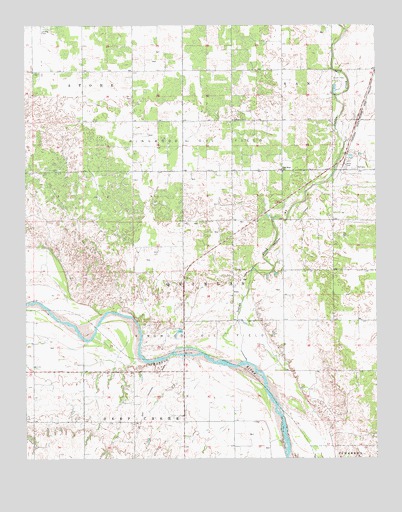 Fairview SE, OK USGS Topographic Map