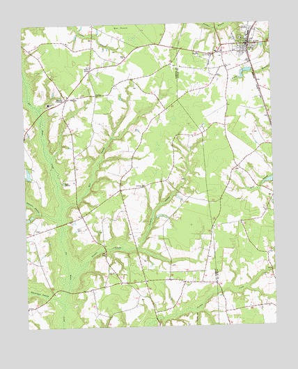 Faison, NC USGS Topographic Map