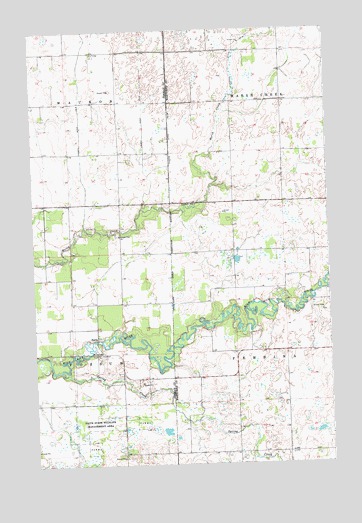 Faith, MN USGS Topographic Map