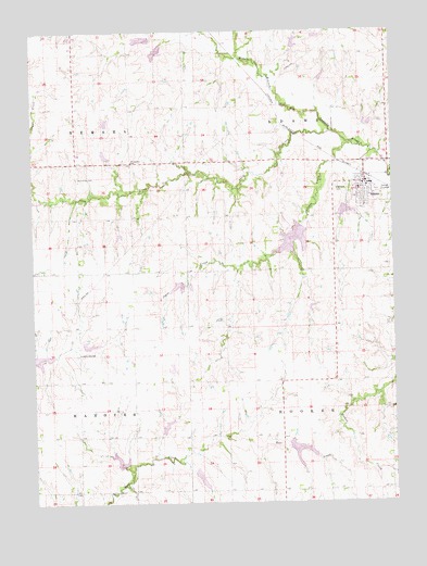 Adams, NE USGS Topographic Map