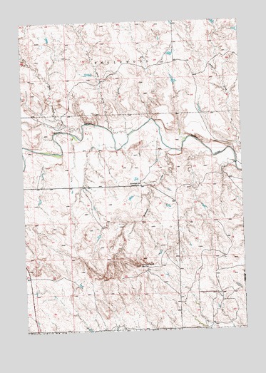 Faith NE, SD USGS Topographic Map