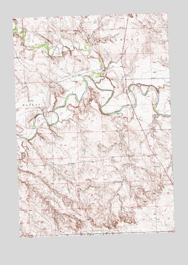 Faith NW, SD USGS Topographic Map