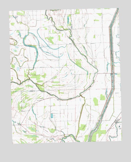 Falcon, MS USGS Topographic Map