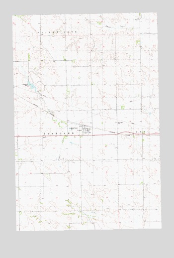 Arnegard, ND USGS Topographic Map