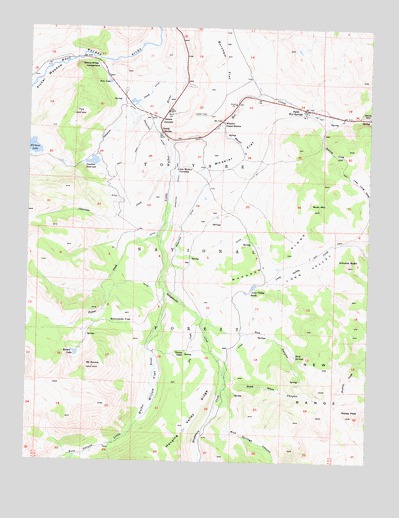 Fales Hot Springs, CA USGS Topographic Map