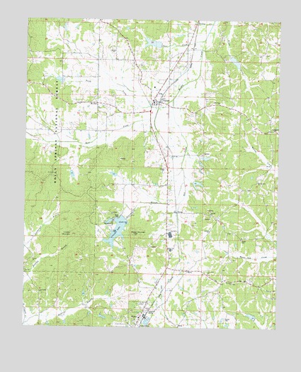 Falkner, MS USGS Topographic Map