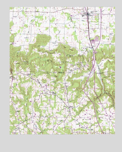 Falkville, AL USGS Topographic Map