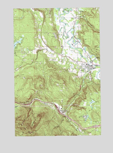 Fall City, WA USGS Topographic Map