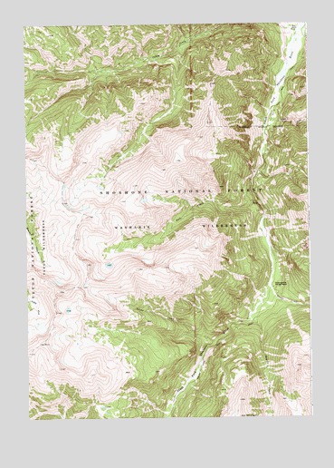 Fall Creek, WY USGS Topographic Map