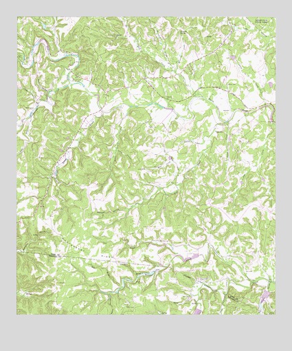 Fall Creek, TX USGS Topographic Map