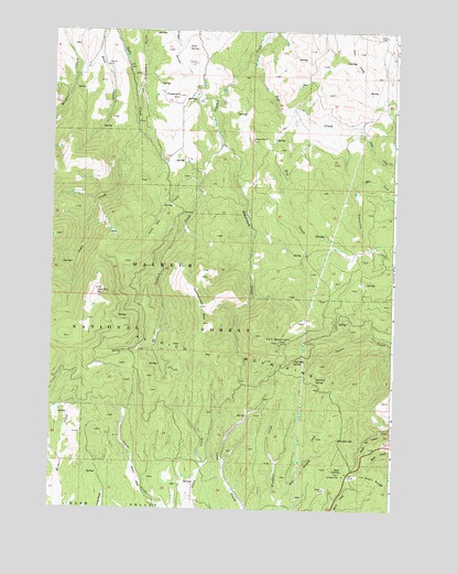 Fall Mountain, OR USGS Topographic Map