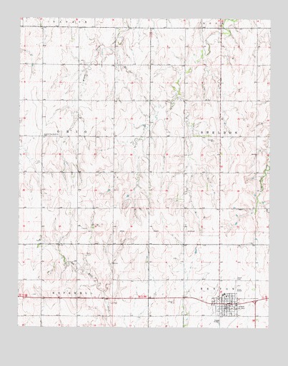 Arnett, OK USGS Topographic Map