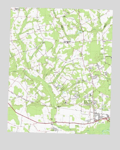 Falling Creek, NC USGS Topographic Map
