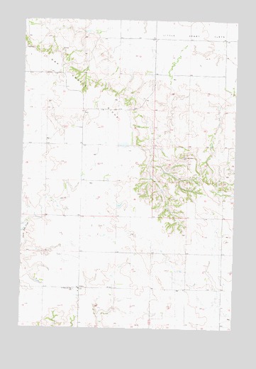 Fallon, ND USGS Topographic Map