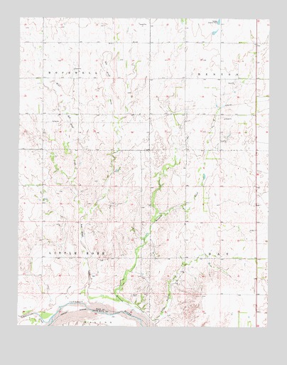 Arnett SE, OK USGS Topographic Map