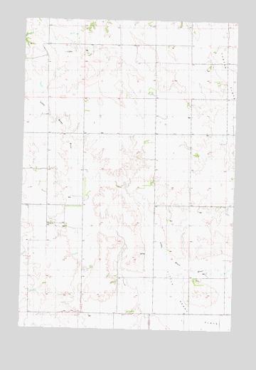 Fallon NE, ND USGS Topographic Map