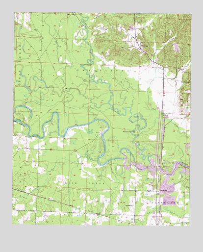 Falls Chapel, AR USGS Topographic Map
