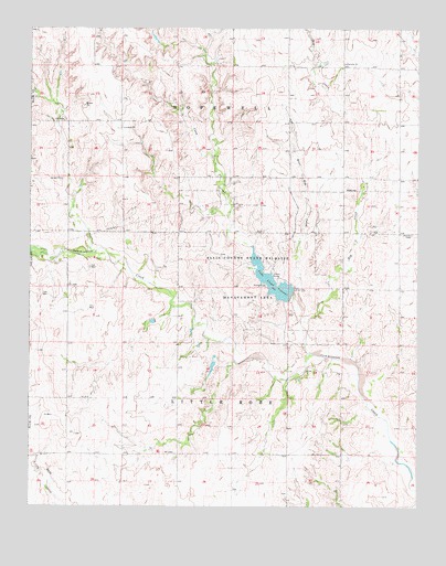 Arnett SW, OK USGS Topographic Map