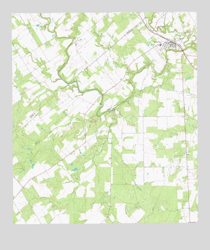 Falls City, TX USGS Topographic Map