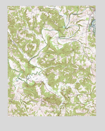 Falls of Rough, KY USGS Topographic Map