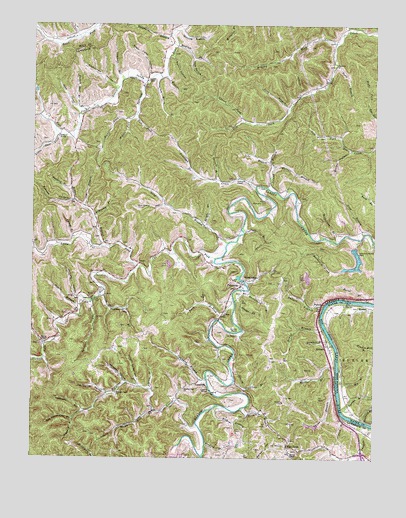 Fallsburg, KY USGS Topographic Map