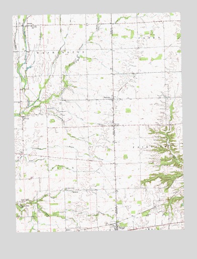 Falmouth, IN USGS Topographic Map