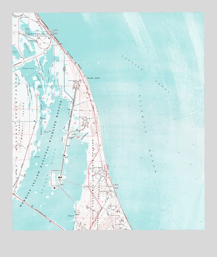 False Cape, FL USGS Topographic Map