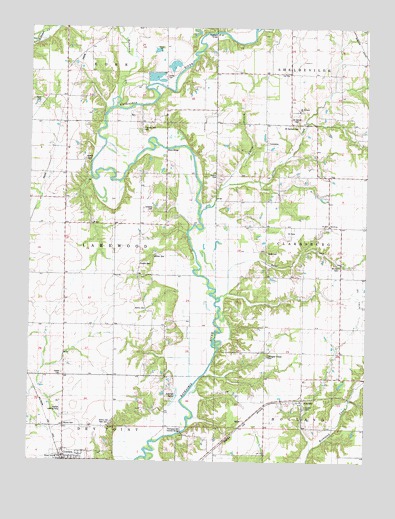 Fancher, IL USGS Topographic Map