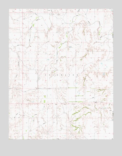 Fancy Canyon, KS USGS Topographic Map