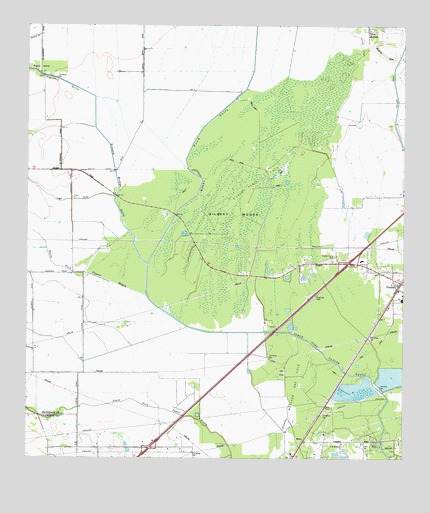 Fannett West, TX USGS Topographic Map