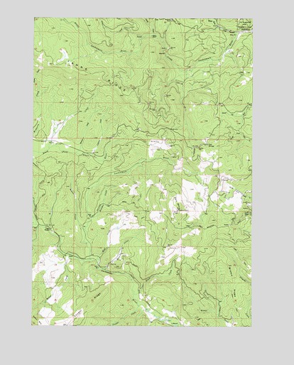 Fanno Ridge, OR USGS Topographic Map