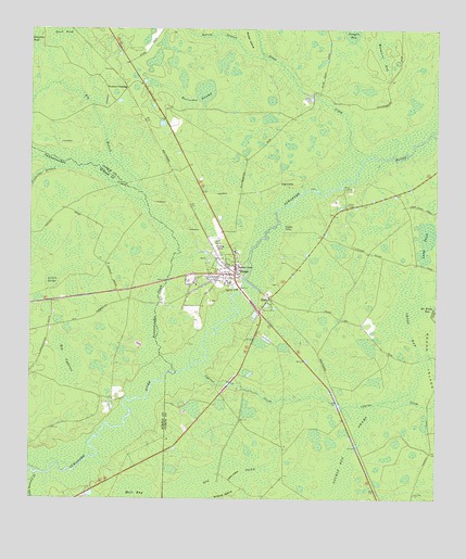 Fargo, GA USGS Topographic Map