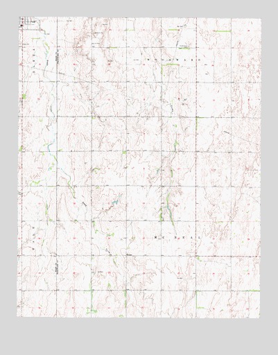 Fargo SE, OK USGS Topographic Map