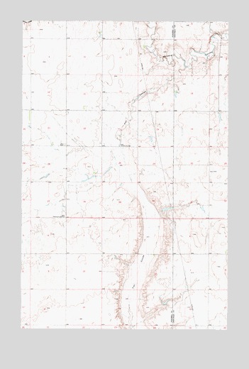Faris School, MT USGS Topographic Map