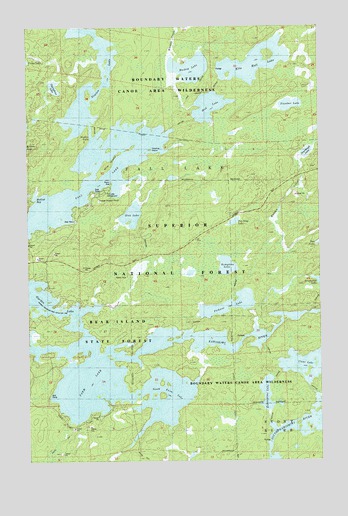 Farm Lake, MN USGS Topographic Map