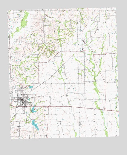 Farmersville, TX USGS Topographic Map