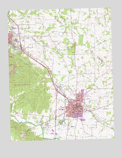 Farmington, MO USGS Topographic Map