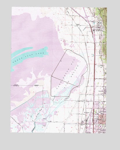 Farmington, UT USGS Topographic Map