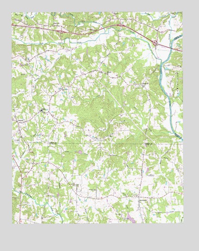Farmington, NC USGS Topographic Map