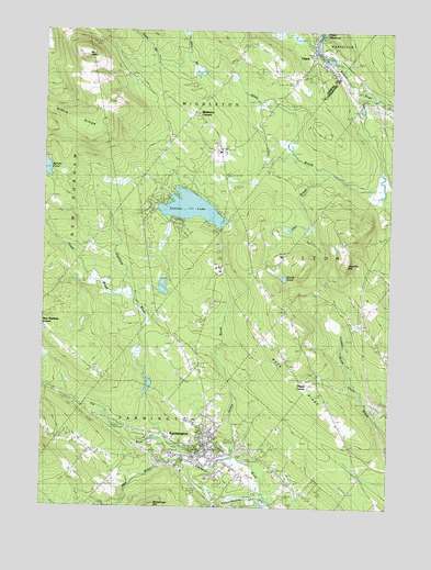 Farmington, NH USGS Topographic Map