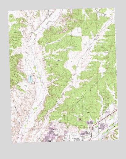 Farmington North, NM USGS Topographic Map