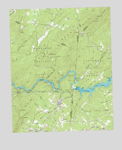Farner, TN USGS Topographic Map