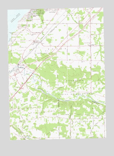 Farnham, NY USGS Topographic Map