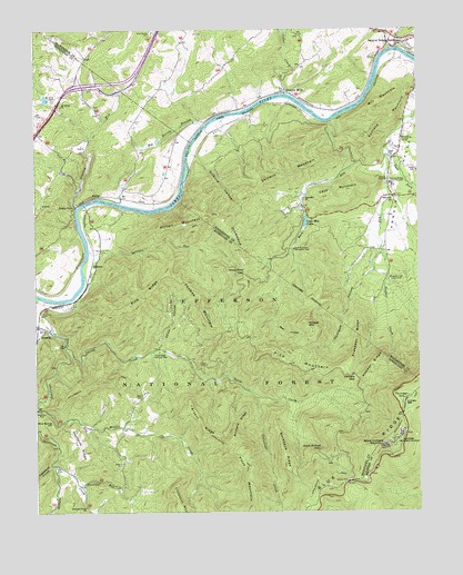 Arnold Valley, VA USGS Topographic Map